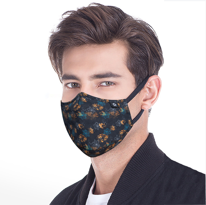 Buy ENVIE Cotton Cloth Face Mask Reasuable Washable 5 Layer Mask, Adjustable  Ear Loop and Nose Wire With Stylish Neck Hanging Loop Dust Proof mask for  men women Online at Best Prices